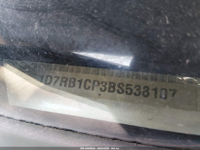 Aukcja sprzedaży 2011 Ram Ram 1500 Slt, vin: 1D7RB1CP3BS538107, numer aukcji: 45806045