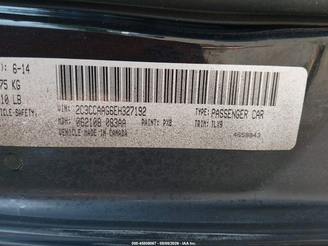 45806067 :رقم المزاد ، 2C3CCAAG6EH327192 vin ، 2014 Chrysler 300 مزاد بيع