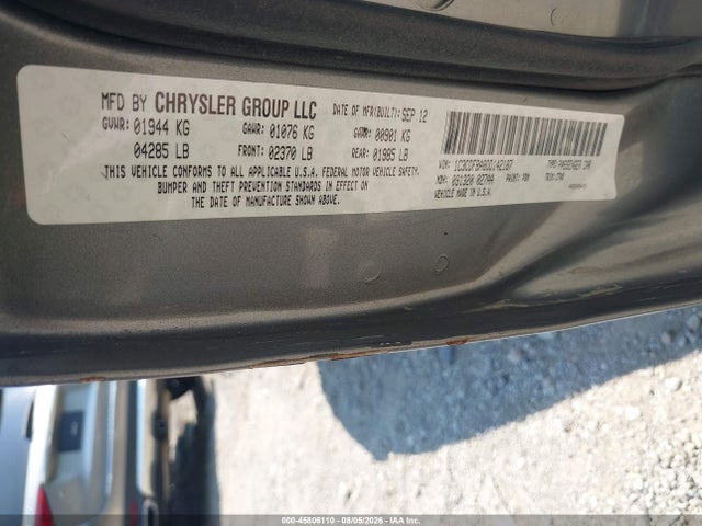 45806110 :رقم المزاد ، 1C3CDFBA8DD142187 vin ، 2013 Dodge Dart Rallye مزاد بيع