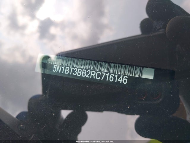 45806163 :رقم المزاد ، 5N1BT3BB2RC716146 vin ، 2024 Nissan Rogue Sv Intelligent Awd مزاد بيع