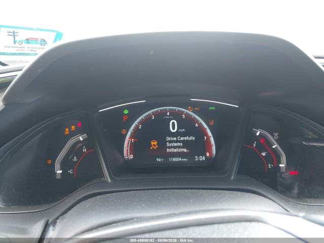 2019 Honda Civic Sport მანქანა იყიდება აუქციონზე, vin: SHHFK7H48KU210918, აუქციონის ნომერი: 45806182