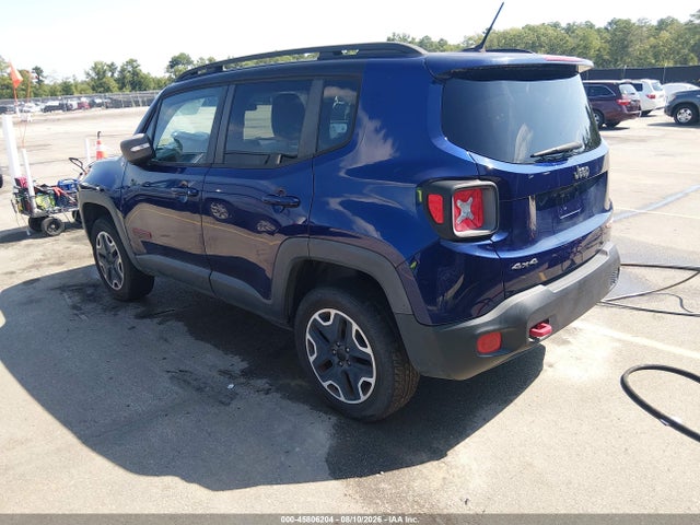 Продаж на аукціоні авто 2017 Jeep Renegade Trailhawk, vin: ZACCJBCB9HPE54983, номер лоту: 45806204