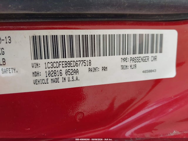 Dodge DART GT 2014 1C3CDFEB9ED677518 Image 9