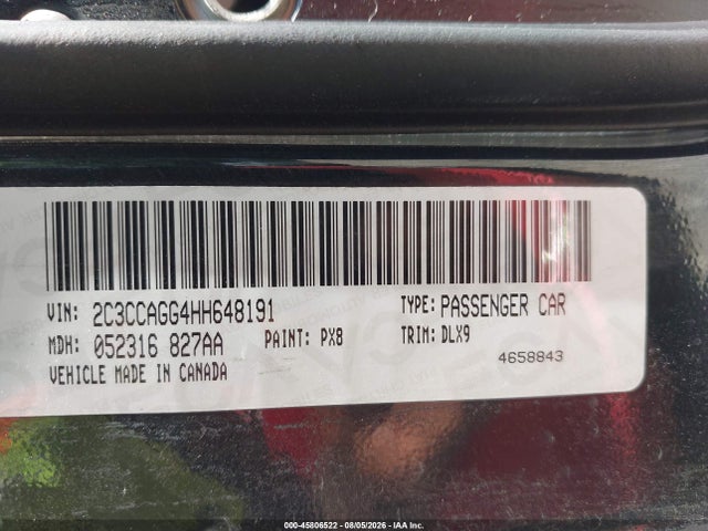 Aukcja sprzedaży 2017 Chrysler 300, vin: 2C3CCAGG4HH648191, numer aukcji: 45806522