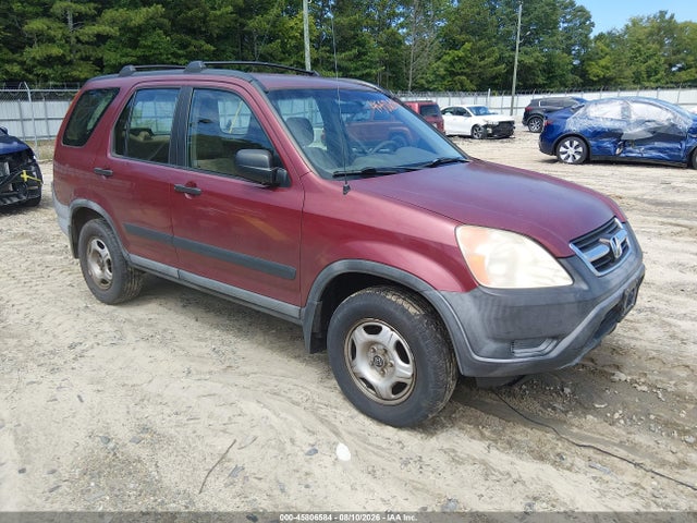 2004 Honda Cr-v Lx მანქანა იყიდება აუქციონზე, vin: SHSRD78474U228718, აუქციონის ნომერი: 45806584