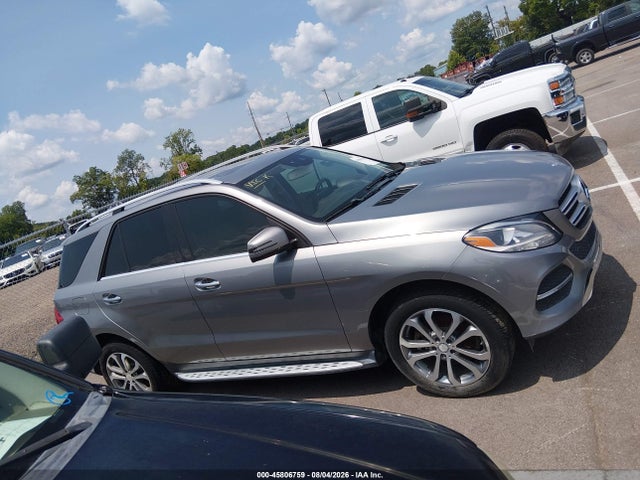 45806759 :رقم المزاد ، 4JGDA5JB3GA655801 vin ، 2016 Mercedes-benz Gle 350 مزاد بيع