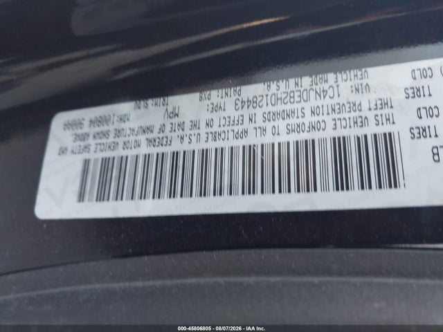 1C4NJDEB2HD128443 Jeep Compass High Altitude