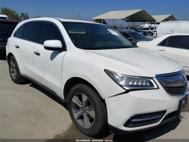 Auction sale of the 2015 Acura Mdx, vin: 5FRYD3H26FB010037, lot number: 45806889