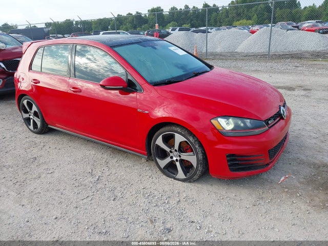 2016 Volkswagen Golf Gti Se 4-door მანქანა იყიდება აუქციონზე, vin: 3VW5T7AU7GM054519, აუქციონის ნომერი: 45806893