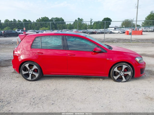 2016 Volkswagen Golf Gti Se 4-door მანქანა იყიდება აუქციონზე, vin: 3VW5T7AU7GM054519, აუქციონის ნომერი: 45806893