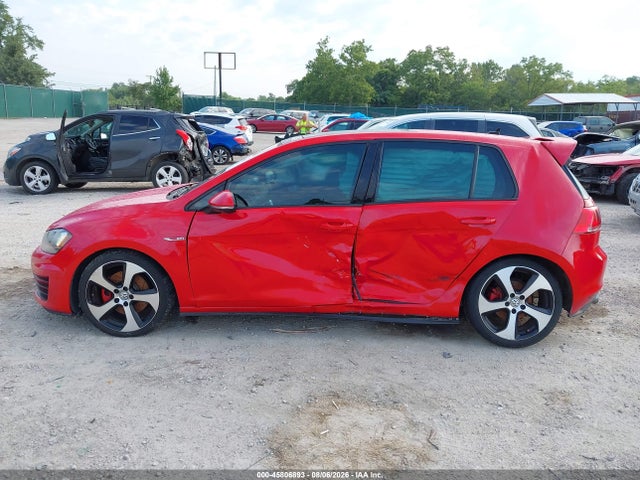 2016 Volkswagen Golf Gti Se 4-door მანქანა იყიდება აუქციონზე, vin: 3VW5T7AU7GM054519, აუქციონის ნომერი: 45806893