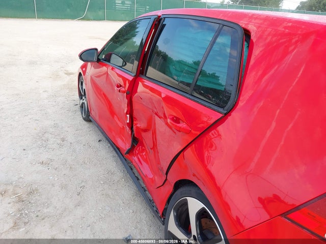 2016 Volkswagen Golf Gti Se 4-door მანქანა იყიდება აუქციონზე, vin: 3VW5T7AU7GM054519, აუქციონის ნომერი: 45806893