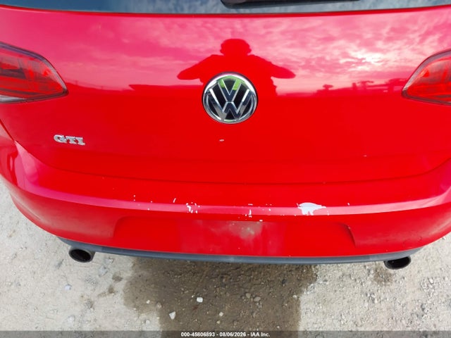 2016 Volkswagen Golf Gti Se 4-door მანქანა იყიდება აუქციონზე, vin: 3VW5T7AU7GM054519, აუქციონის ნომერი: 45806893