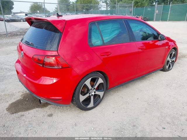 2016 Volkswagen Golf Gti Se 4-door მანქანა იყიდება აუქციონზე, vin: 3VW5T7AU7GM054519, აუქციონის ნომერი: 45806893