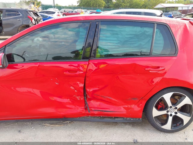 2016 Volkswagen Golf Gti Se 4-door მანქანა იყიდება აუქციონზე, vin: 3VW5T7AU7GM054519, აუქციონის ნომერი: 45806893
