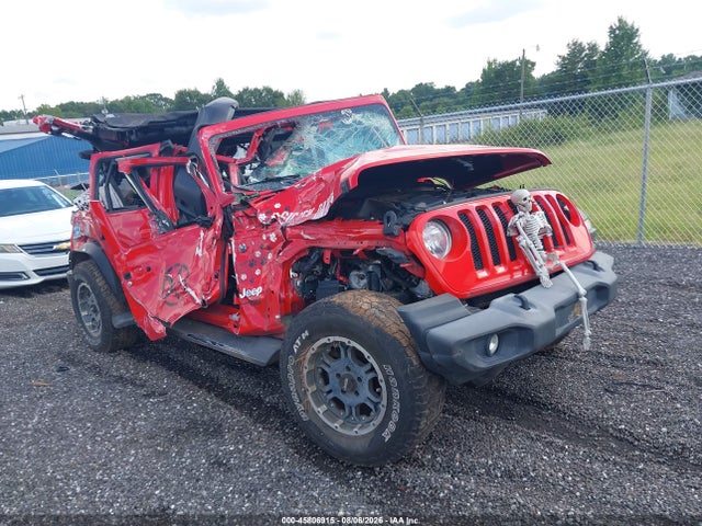 45806915 :رقم المزاد ، 1C4HJXDG3JW130921 vin ، 2018 Jeep Wrangler Unlimited Sport S 4x4 مزاد بيع