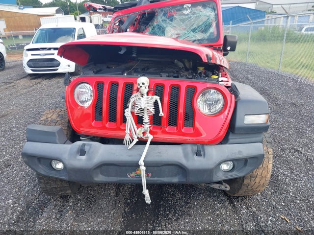 45806915 :رقم المزاد ، 1C4HJXDG3JW130921 vin ، 2018 Jeep Wrangler Unlimited Sport S 4x4 مزاد بيع