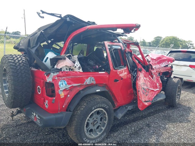 45806915 :رقم المزاد ، 1C4HJXDG3JW130921 vin ، 2018 Jeep Wrangler Unlimited Sport S 4x4 مزاد بيع