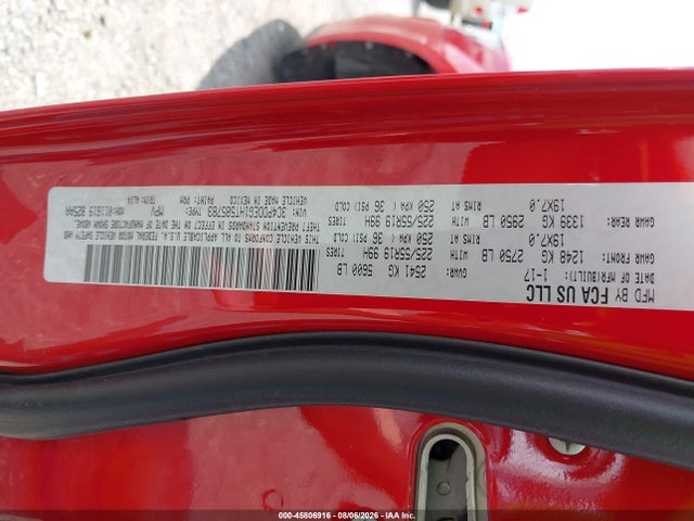 2017 Dodge Journey Gt Awd მანქანა იყიდება აუქციონზე, vin: 3C4PDDEG1HT585783, აუქციონის ნომერი: 45806916