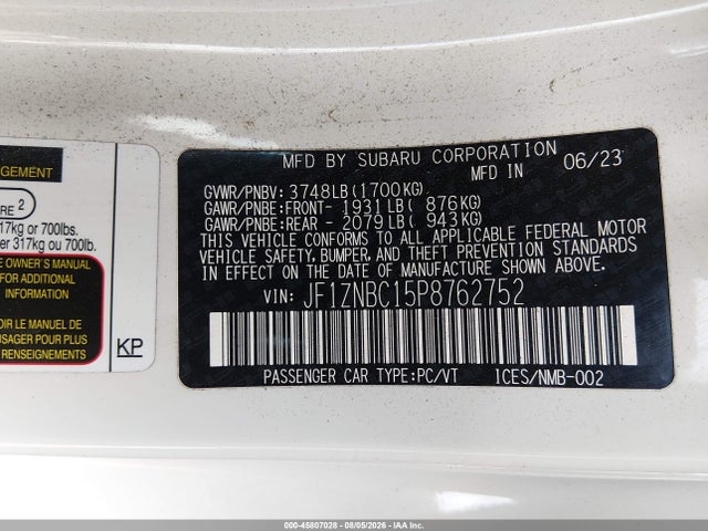 Toyota GR86 2023 JF1ZNBC15P8762752 Image 9