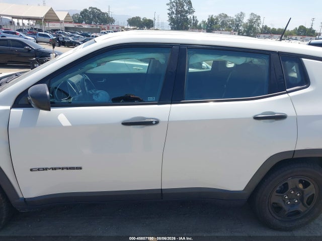 Продажа на аукционе авто 2018 Jeep Compass Sport Fwd, vin: 3C4NJCAB3JT287360, номер лота: 45807150