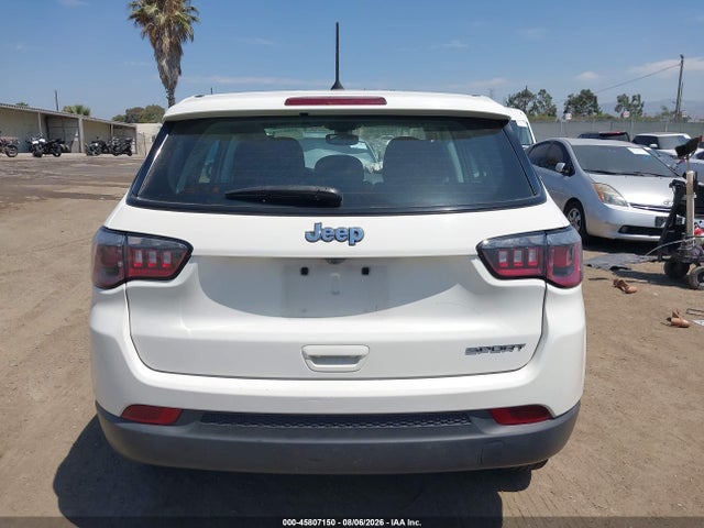 Продажа на аукционе авто 2018 Jeep Compass Sport Fwd, vin: 3C4NJCAB3JT287360, номер лота: 45807150
