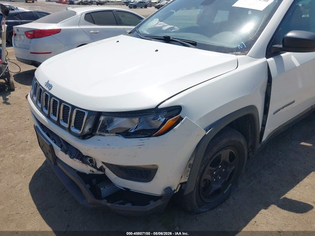 Продажа на аукционе авто 2018 Jeep Compass Sport Fwd, vin: 3C4NJCAB3JT287360, номер лота: 45807150