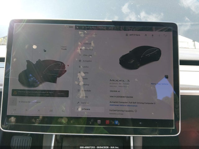 Aukcja sprzedaży 2019 Tesla Model 3 Long Range/performance, vin: 5YJ3E1EB9KF384394, numer aukcji: 45807253
