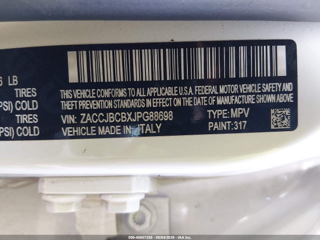 ZACCJBCBXJPG88698 Jeep Renegade Trailhawk 4x4