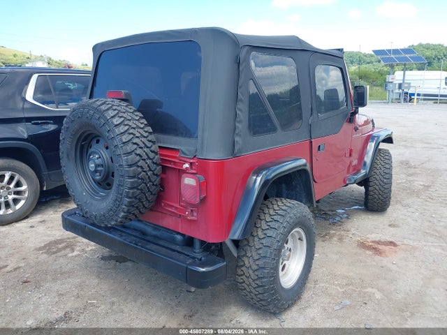 Продажа на аукционе авто 1998 Jeep Wrangler Se, vin: 1J4FY29P1WP759796, номер лота: 45807289