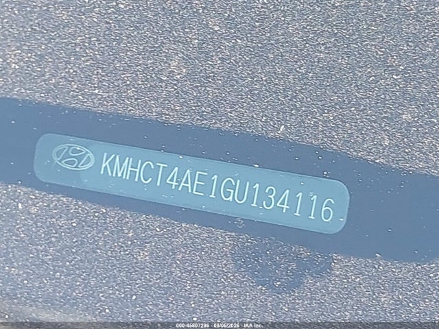 Продаж на аукціоні авто 2016 Hyundai Accent Se, vin: KMHCT4AE1GU134116, номер лоту: 45807296