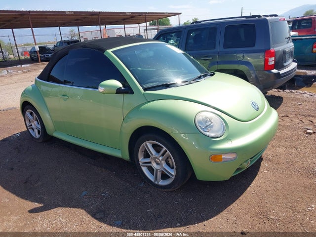 2005 Volkswagen New Beetle Gls 1.8t მანქანა იყიდება აუქციონზე, vin: 3VWCD31Y45M367007, აუქციონის ნომერი: 45807334