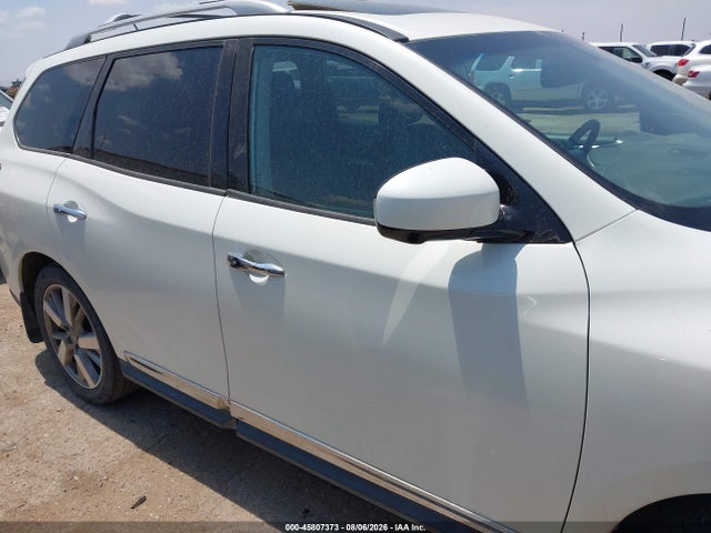 2016 Nissan Pathfinder Platinum მანქანა იყიდება აუქციონზე, vin: 5N1AR2MN3GC664079, აუქციონის ნომერი: 45807373