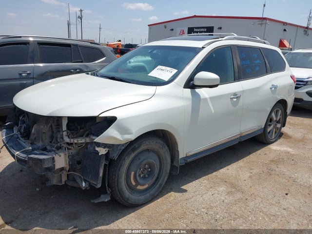 2016 Nissan Pathfinder Platinum მანქანა იყიდება აუქციონზე, vin: 5N1AR2MN3GC664079, აუქციონის ნომერი: 45807373