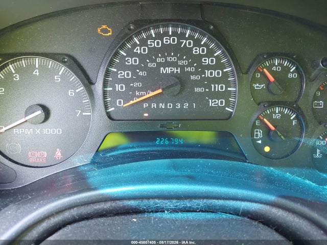 Aukcja sprzedaży 2007 Chevrolet Trailblazer Ls, vin: 1GNDS13S872206607, numer aukcji: 45807405
