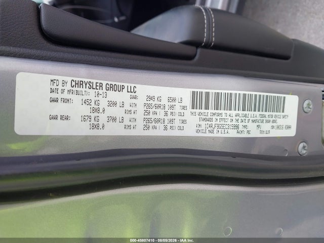 Aukcja sprzedaży 2014 Jeep Grand Cherokee Limited, vin: 1C4RJFBG5EC315996, numer aukcji: 45807410
