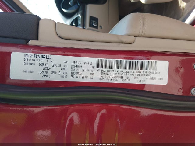 Aukcja sprzedaży 2015 Jeep Grand Cherokee Overland, vin: 1C4RJECG3FC823099, numer aukcji: 45807503