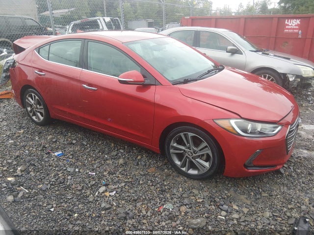 Продажа на аукционе авто 2017 Hyundai Elantra Limited, vin: 5NPD84LF2HH055095, номер лота: 45807533
