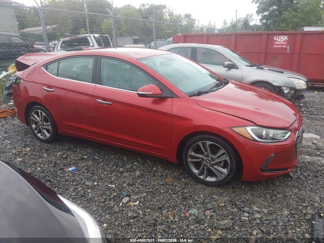 Продажа на аукционе авто 2017 Hyundai Elantra Limited, vin: 5NPD84LF2HH055095, номер лота: 45807533