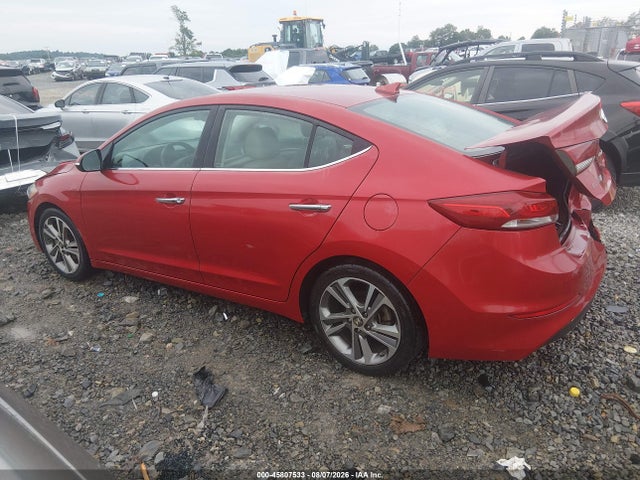 Продажа на аукционе авто 2017 Hyundai Elantra Limited, vin: 5NPD84LF2HH055095, номер лота: 45807533