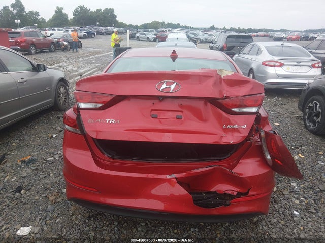 Продажа на аукционе авто 2017 Hyundai Elantra Limited, vin: 5NPD84LF2HH055095, номер лота: 45807533