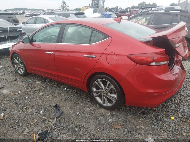 Продажа на аукционе авто 2017 Hyundai Elantra Limited, vin: 5NPD84LF2HH055095, номер лота: 45807533