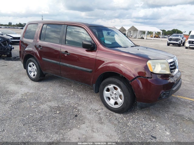 45807535 :رقم المزاد ، 5FNYF3H29DB037306 vin ، 2013 Honda Pilot Lx مزاد بيع
