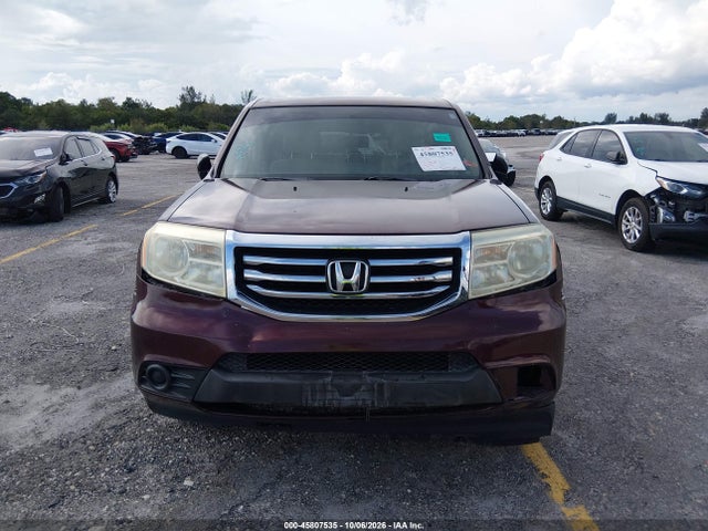 45807535 :رقم المزاد ، 5FNYF3H29DB037306 vin ، 2013 Honda Pilot Lx مزاد بيع