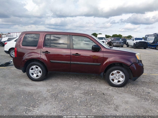 45807535 :رقم المزاد ، 5FNYF3H29DB037306 vin ، 2013 Honda Pilot Lx مزاد بيع