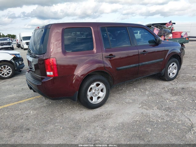 45807535 :رقم المزاد ، 5FNYF3H29DB037306 vin ، 2013 Honda Pilot Lx مزاد بيع