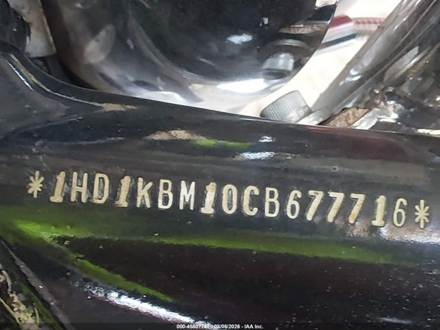 Продаж на аукціоні авто 2012 Harley-davidson Flhx Street Glide, vin: 1HD1KBM10CB677716, номер лоту: 45807747