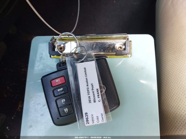 Продаж на аукціоні авто 2016 Toyota Avalon Limited, vin: 4T1BK1EB4GU203586, номер лоту: 45807911