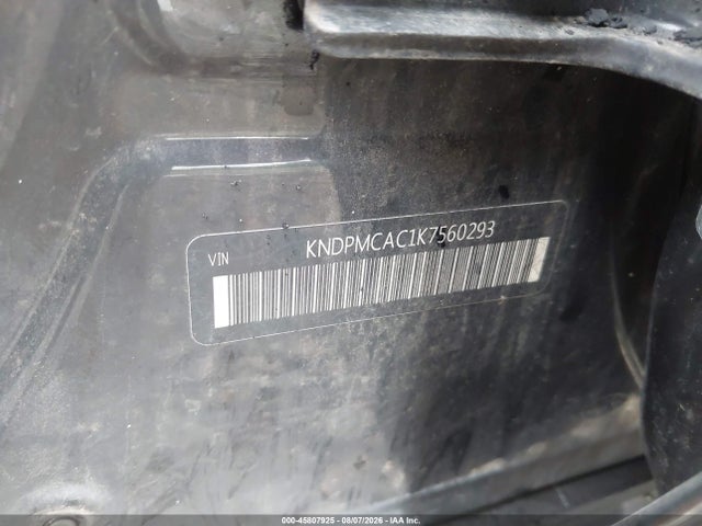 45807925 :رقم المزاد ، KNDPMCAC1K7560293 vin ، 2019 Kia Sportage Lx مزاد بيع