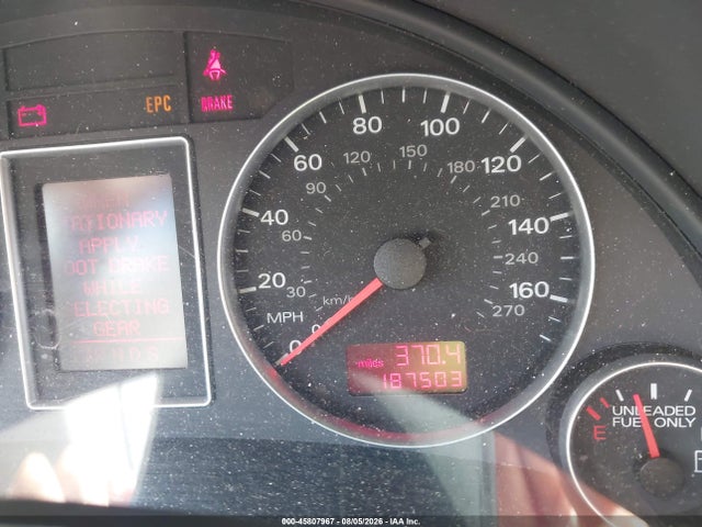Aukcja sprzedaży 2006 Audi A4 2.0t, vin: WAUDF78E26A146120, numer aukcji: 45807967
